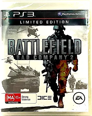 Battlefield : Bad Company 2 Limited Edition Ps3 Game Pal  New Sealed  Auz Seller • $65