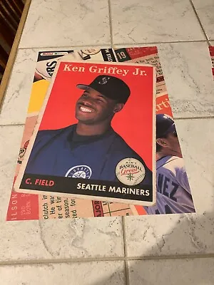 1999 KEN GRIFFEY JR. Seattle Mariners SGA 15X20 Poster Ain't Baseball Great HOF • $5.55