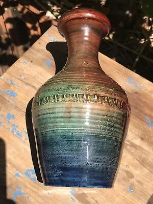 Antique W Moorcroft Ceramic Pottery Lustre Glaze Vase • $155