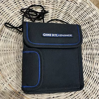 Nintendo Gameboy Advance Bag Pouch Case Black With Blue Trim • £16.99