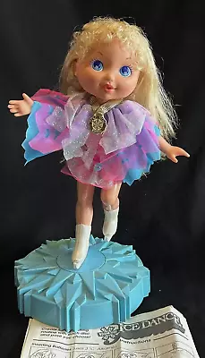 Vintage 1993 KENNER ICE DANCE PRINCESS Gold Medal Skating Doll Battery Op WORKS • $29.99