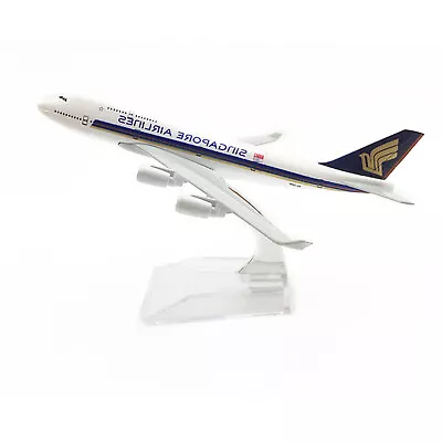 $12.99 • Buy 1:400 Singapore Airlines Civil Aircraft Model Aviation Plane Collection Display