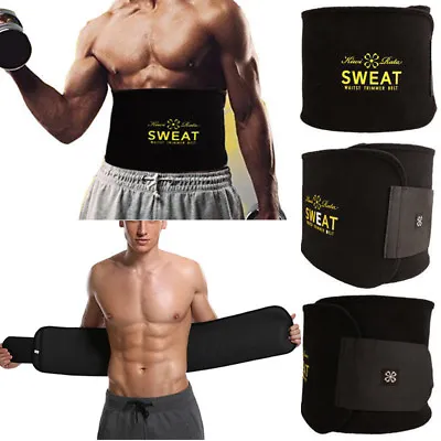 Men Women Waist Trainer Body Shaper Belt Abdomen Fat Burner Belly Compression • $15.79