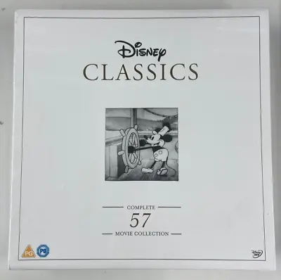£249.99 • Buy Disney Classics - Complete 57 Movie Collection - 57DVD BOXSET - NEW SEE PHOTOS