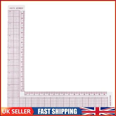 Acrylic L Shape Right Angle Patchwork Scale Ruler Multi-function Quilting Ruler • £5.29