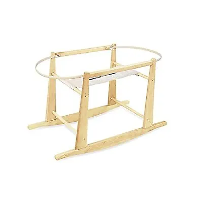 Rocking Moses Basket Stand Natural • $103.99