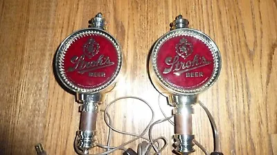 Strohs Beer Sign Light Vintage Non Motion Wall Sconce Brand New • $100