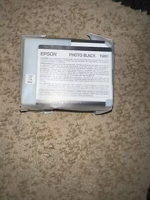 Genuine Epson Pro 3800 3880 Matte Black Ink  T5808 T580800 Exp 05-2012 • $21.99