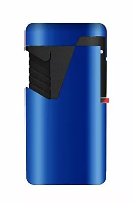 £4.99 • Buy Zenga ZL-9 Twin Turbo Jet Windproof Blue Flame Rubberized Lighter - (Blue)