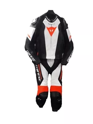 Dainese Leather Motorbike Suit MotoGP Racing Motorcycle 2 Piece Cowhide Gear • $290