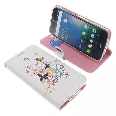 Case For Acer Liquid Z630 Book-Style Protective Case Butterfly • £24.68