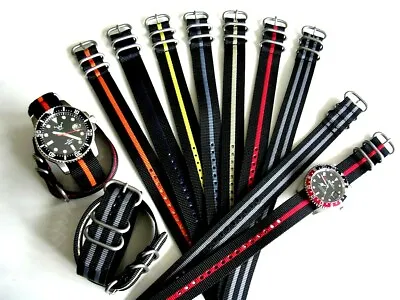 1pc NATO ® Watch Band Strap Heavy Premium Nylon G10 Military UTC Pilot IW SUISSE • $15.99