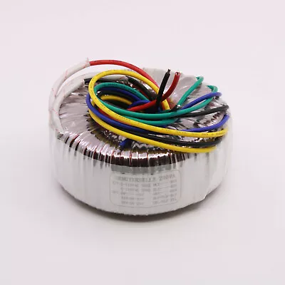 200W Toroid Transformer For Preamp/ Amplifier 115V/230V OUTPUT:28V*2+12V*2+6V • $67.44