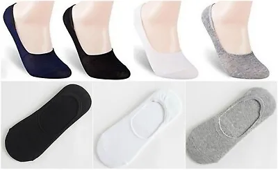 Girl Women Invisible No Show Secret Cotton Socks - Low Cut Ankle Girls Footsies • £6.99