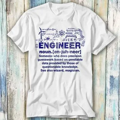 Engineer Funny Noun Slogan Joke Cool Saying T Shirt Meme Gift Top Tee Unisex 511 • £6.35