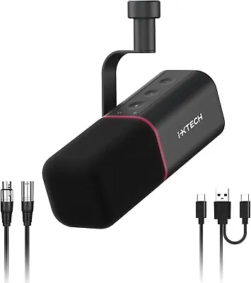 IXTECH Cardioid Dynamic Microphone With Mic Cover Vocal USB XLR Microphone • $89.90
