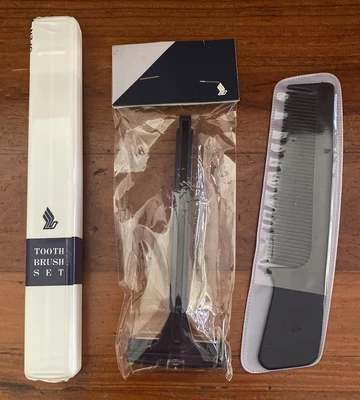 $20 • Buy Vintage Singapore Airlines Mixed Lot Of Toiletries Toothbrush Razor Comb