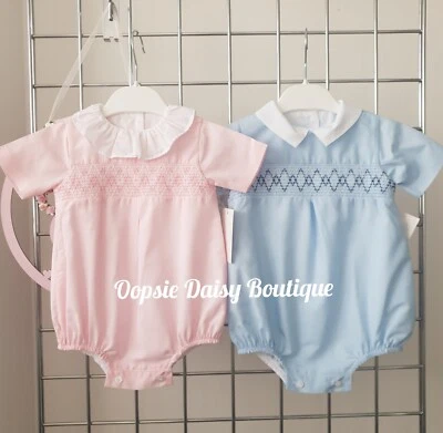 £20 • Buy Boys & Girls Smocked Rompers