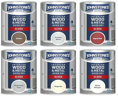 £19.75 • Buy Johnstone's Quick Dry Gloss 750ml With Various Colour