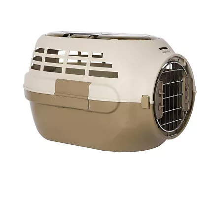 LUCKYERMORE Plastic Travel Pet Carrier Cat Cage Rabbit Crate Box  Small Kennel • $54.99