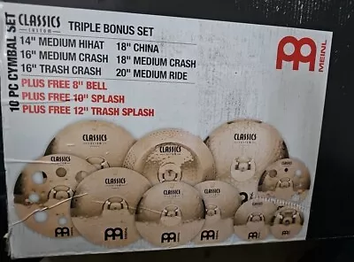 Meinl Cymbals Classics Custom Triple Bonus Cymbal Set Of 10 • $999.95