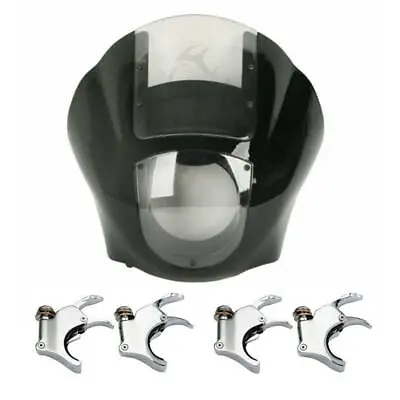 Quarter Fairing Windshield W/ 39mm Fork Clamps Fit For Harley Sportster 883 1200 • $119.80