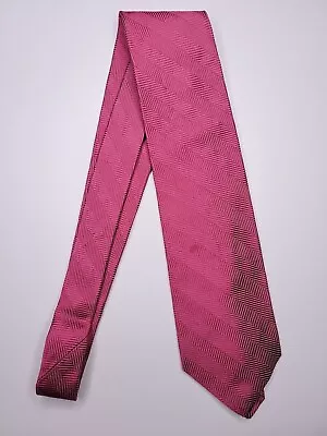 Jos A Bank Mens Formal Necktie 59 Lx3.75 W Magenta Neck Tie • $8.50