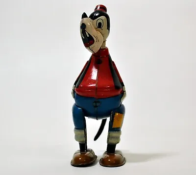 Vintage 1950's Disney Tin Litho Goofy Windup Toy • $329