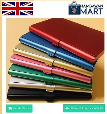 £3.49 • Buy Aluminium Credit Debit Card Wallet Case Holder Pocket Business ID Box UKAC1012