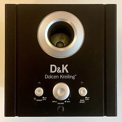 D&K Dolcen Kreiling 3D-168DT Powered 50-Watt Subwoofer Speaker TESTED & WORKING! • $39.99