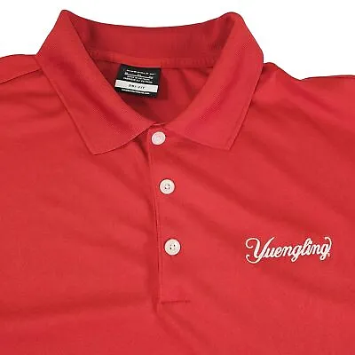 Nike Golf Dri-Fit Yuengling Red Polo Shirt Mens XL • $16.89