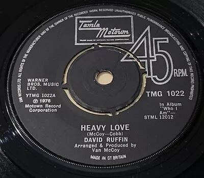 David Ruffin - Heavy Love   7  Vinyl (ex) • £3.49