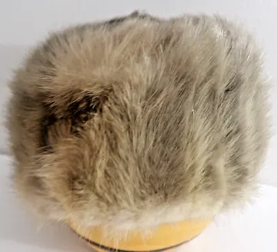 Vintage Ladies Silver Fox Or Mink Fur Hat Lid Retro Mcm Pillbox Style Cap • $19.87