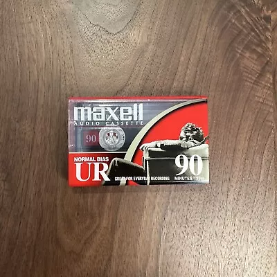 Maxell Normal Bias UR 90 Minutes Blank Audio Cassette Tape - New • $4.99