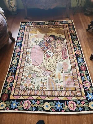 Beautiful Large Middle Eastern Tapestry/ Wall Hanging 6' By 4' • $495