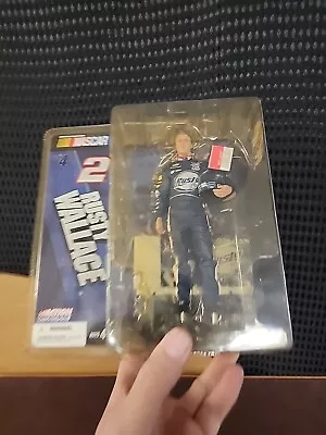 McFarlane 2004 RUSTY WALLACE #2 NASCAR Series 4 Holding Helmet Action Figure. • $15.95