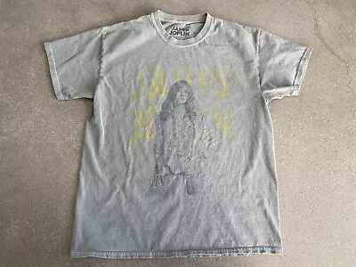 Janis Joplin Gray T-shirt Women's Sz M • $10