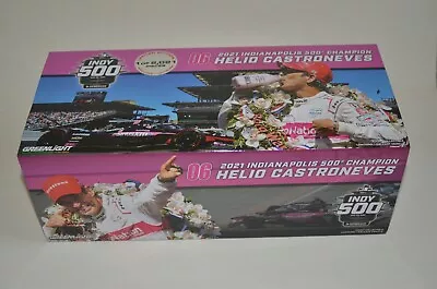 1/18 Helio Castroneves 2021 Indy 500 Winner Indycar + Driver Figure Greenlight • $120