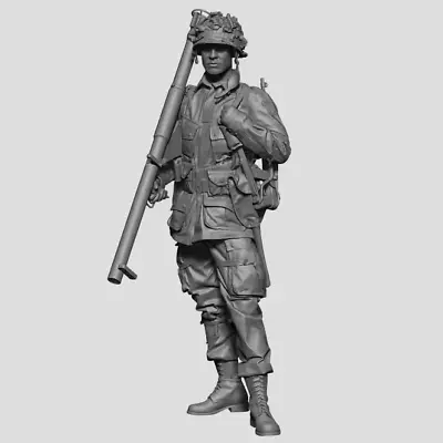 1/35 Resin WWII 1 Soldier From Europe Unpainted Unassembled A-1697 • $14.99