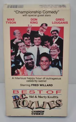 VHS Sid & Marty Krofft's Best Of D.C. Follies Fred Willard - Mike Tyson Don King • $69.99