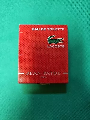 Vintage La Coste Jean Patou Eau De Toilette 1/2 Fl Oz RARE!! NEW IN BOX • $36