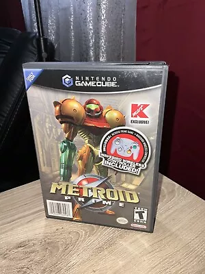 Metroid Prime Nintendo Gamecube Kmart Variant Complete In Box Cib • $40
