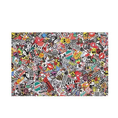 JDM Panda Cartoon Graffiti Decal Sticker Car Bomb Wrap Sheet Vinyl DIY 152x50cm • $20.60