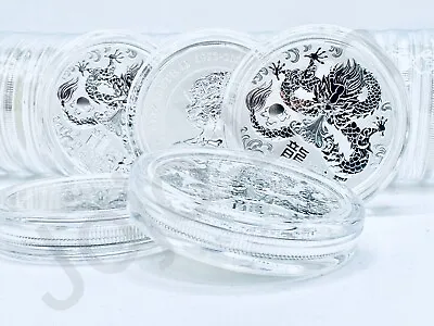 [Lot Of 5] 1/2 Oz Perth Mint Lunar III 2024 Year Dragon 999 Silver Bullion Coin • $1