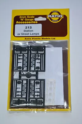 Ratio 213 Station Or Street Lamps Kit NOS N Gauge • £6