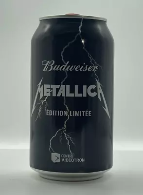 2015 Budweiser Empty Can METALLICA Sold In Quebec City - Limited Edition • $4.46