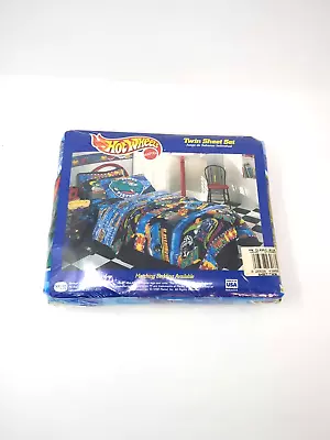 Hot Wheels 3pc Twin Matching Bedding Sheet Set Springs Mattel 1998 Fast Shipping • $59.99