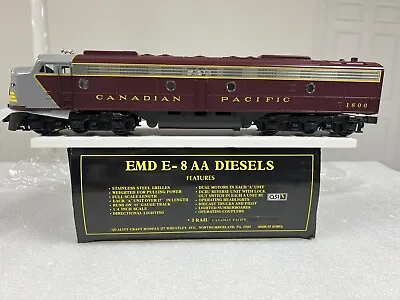Weaver Canadian Pacific 3Rail 2 Powered EMD E-8AA Diesels • $350