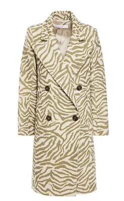 See By Chloe Wool Zebra Coat Worn Twice £760 Size 12 Immaculate • £150