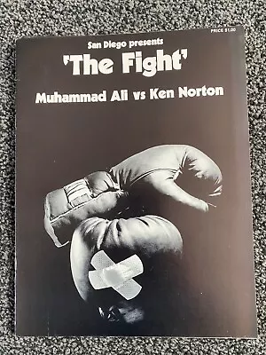 MUHAMMAD ALI V KEN NORTON BOXING PROGRAMME MINT CONDITION • £75